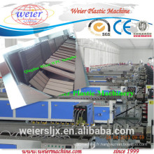 production line for manufacturing wood plastic hollow board extrusion line